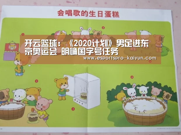 开云篮球:《2020计划》男足进东京奥运会 明确国字号任务(图2) 开云赛事