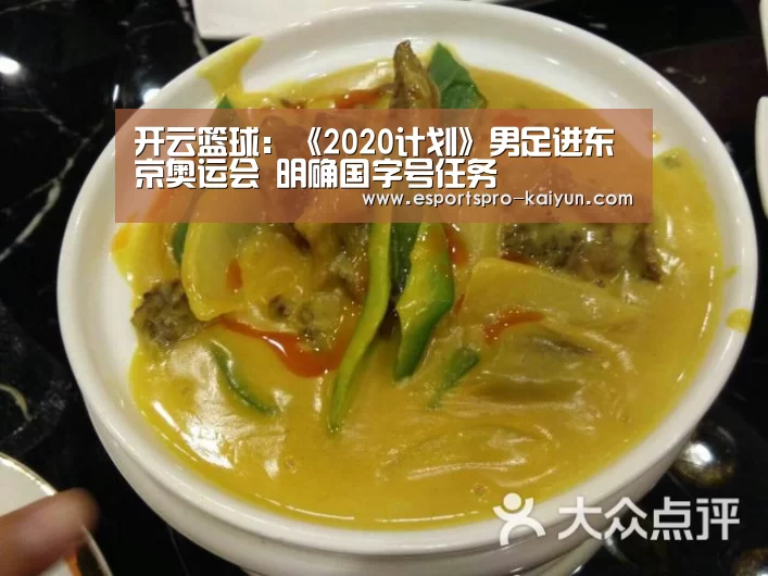 开云篮球:《2020计划》男足进东京奥运会 明确国字号任务(图3) 开云赛事